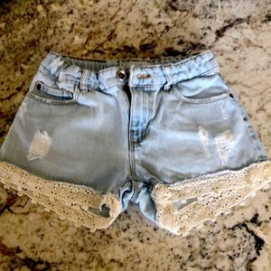 Zara girl’s denim shorts